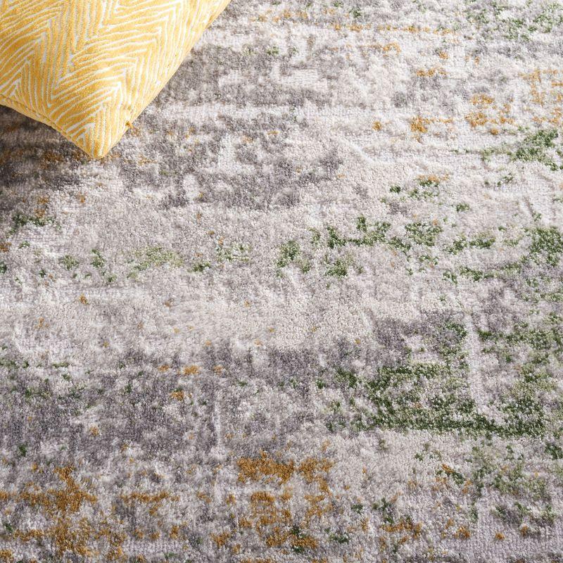 Palma PAM358 Power Loomed Indoor Area Rug - 6'7"x6'7" - Grey/Green - Safavieh
