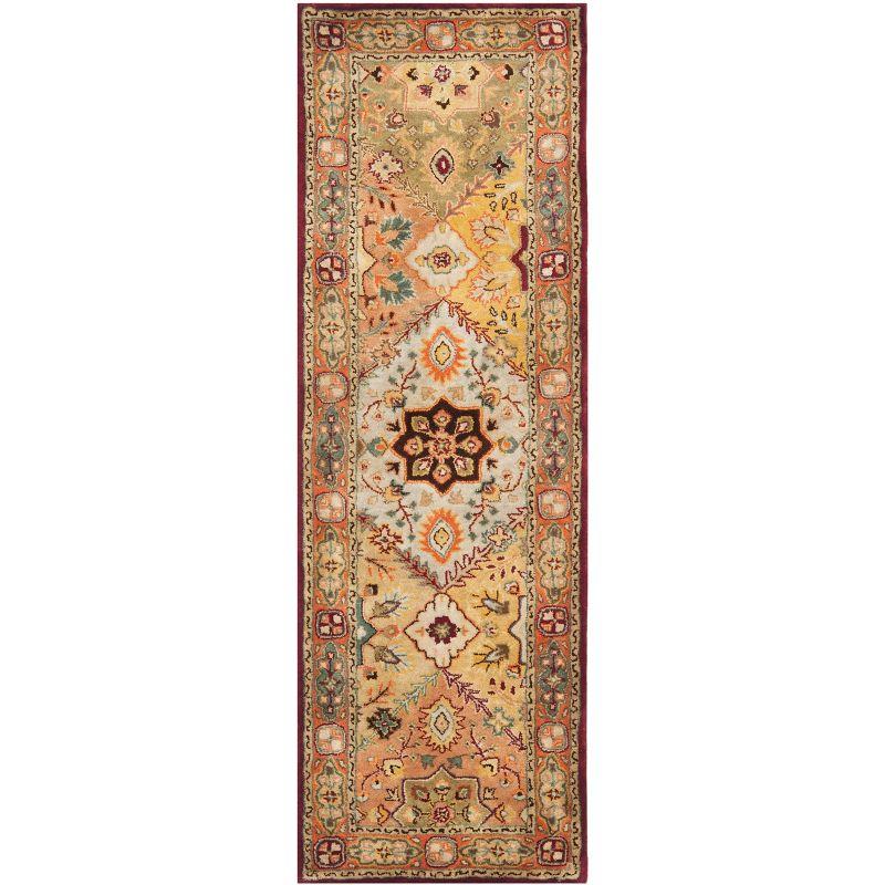 Persian Legend PL812 Hand Tufted Indoor Accent Rug - 2'6"x4' - Red/Rust - Safavieh