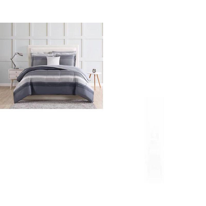 Style 212 Style 212 Carlyle Polyester Channel Striped Comforter Set