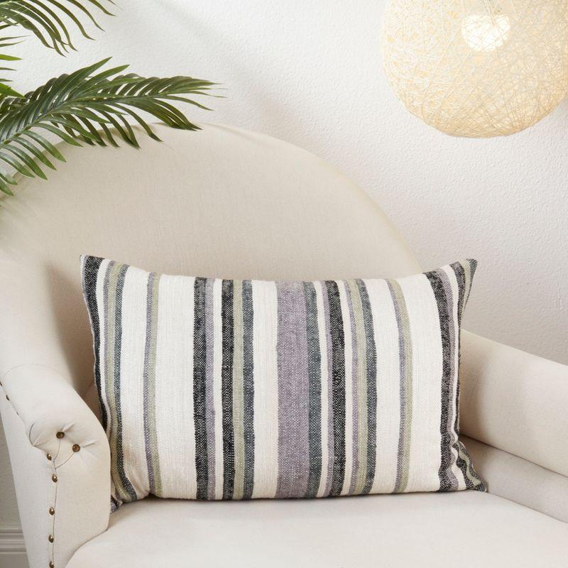 Amiyah Collection Striped Cotton Pillow Cover