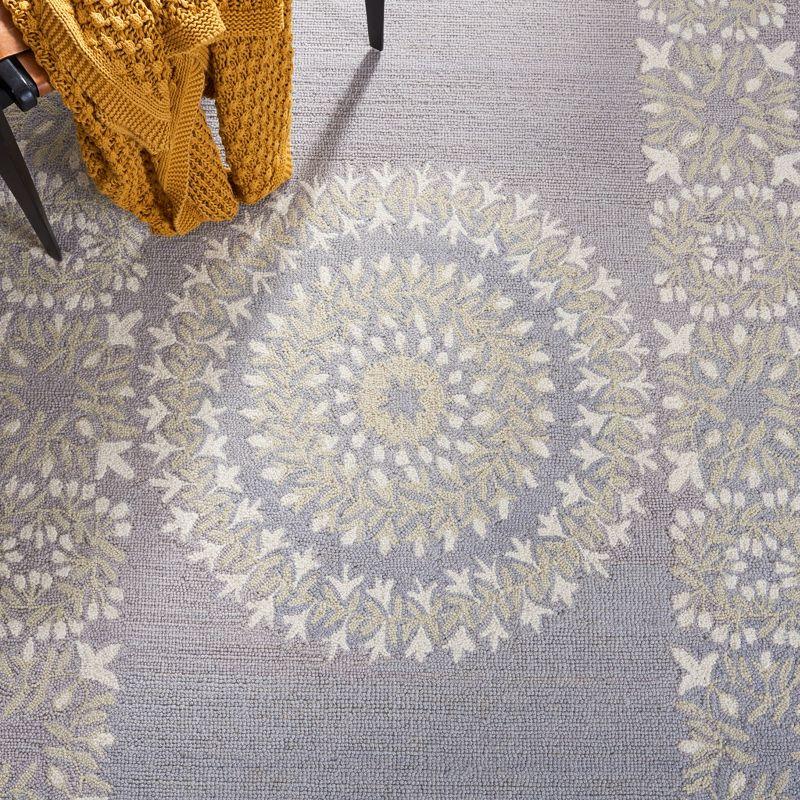 Empire EM826 Hand Tufted Area Rug - Grey/Green - 5'x8' - Safavieh.
