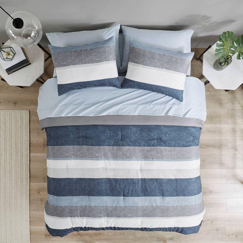 Madison Park Essentials Jaxon Comforter Set with Bed Sheets