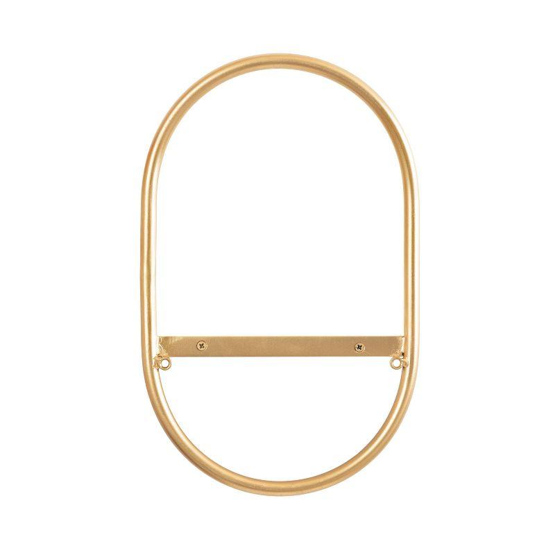 Set of 2 Olav Wall Shelf Set White: Modern Floating Shelves by Kate & Laurel All Things Decor