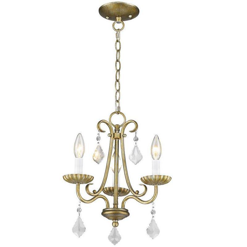 Livex Lighting Daphne 3 - Light Chandelier in  Antique Gold Leaf