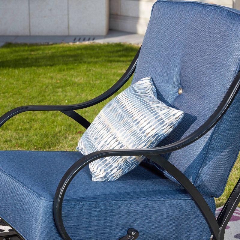 Steel Spring Patio Accent Chair - Lokatse