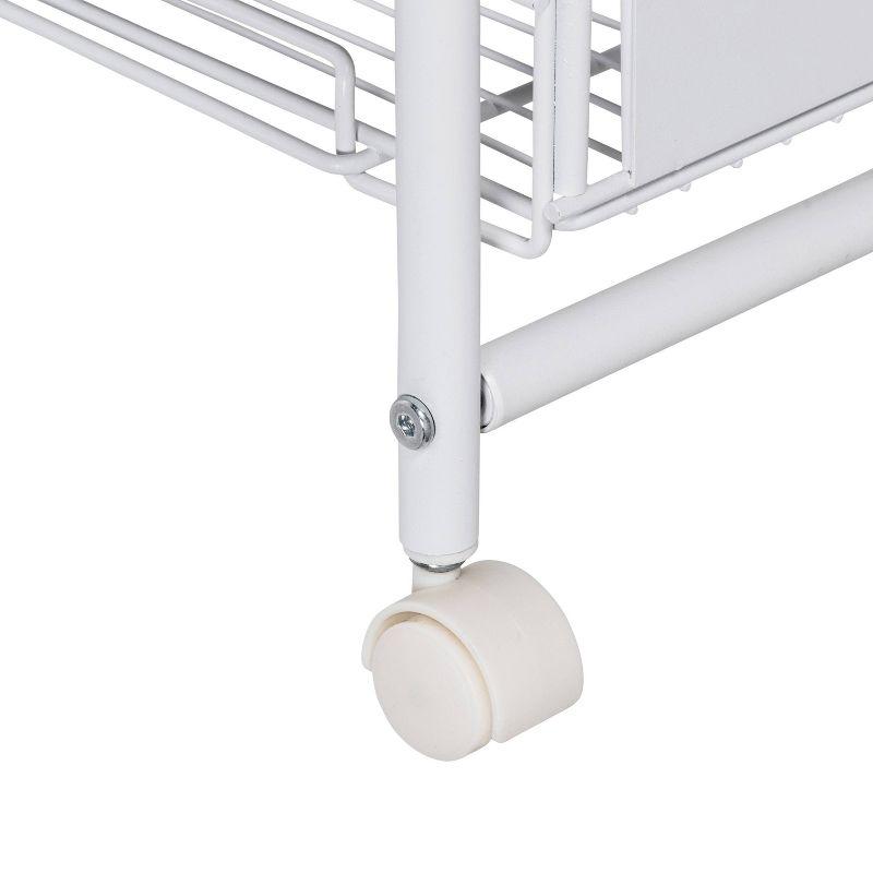 Honey Can Do 33.1'' H x 9.5'' W Utility Cart with Wheels