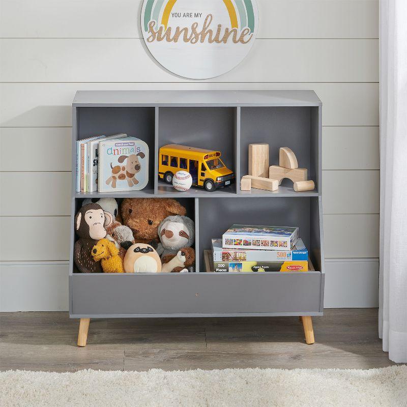 5-Bin Storage Cubby With Feet