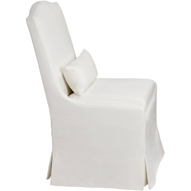 55 Downing Street Juliete Peyton Pearl Slipcover Dining Chair