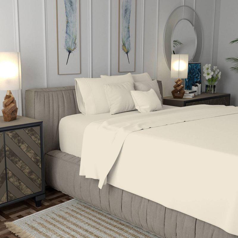 Aireolux Ultra-Soft & Silky 800TC Premium-Quality Supima Cotton Sheet Set