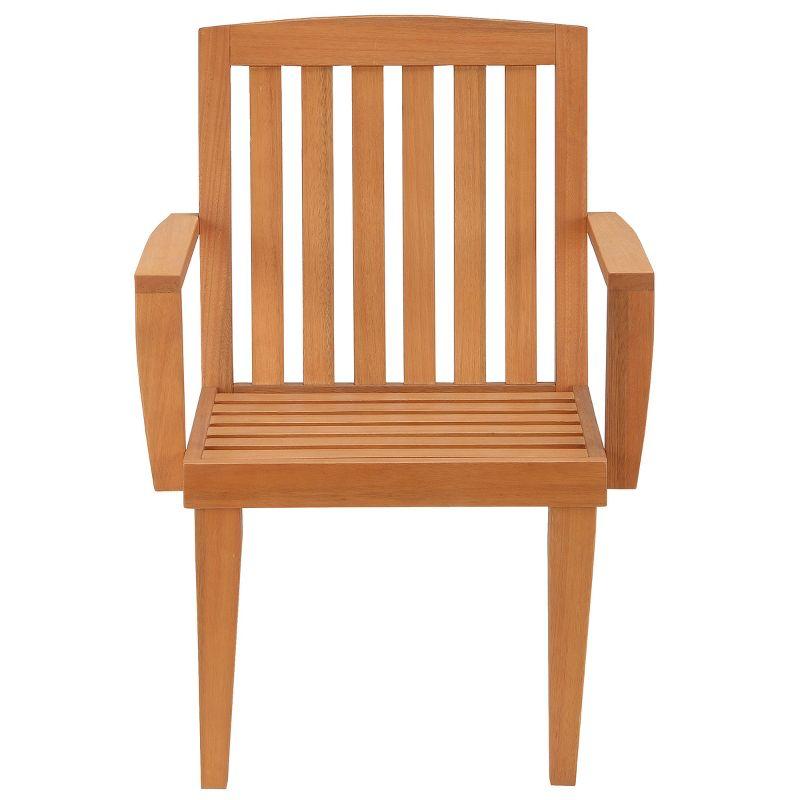 Eucalyptus Grandis Wood Dining Armchair Beige - National Tree Company