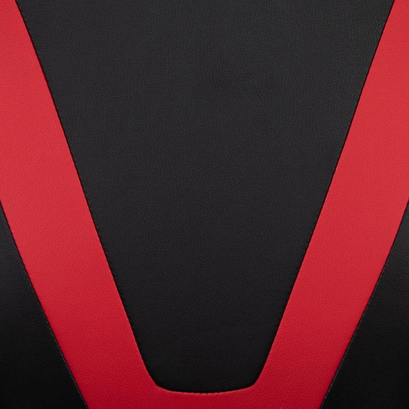 Flash Furniture Black Gaming Desk and Red/Black Reclining Gaming Chair Set with Cup Holder, Headphone Hook & 2 Wire Management Holes