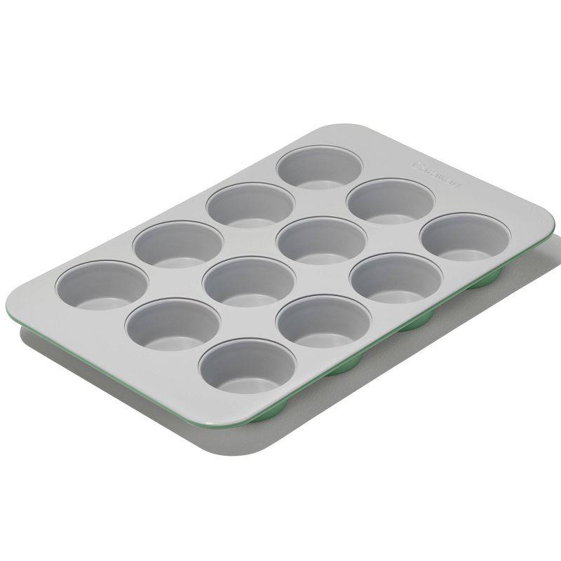 Colorful Non-Stick Steel 12-Cup Muffin Pan