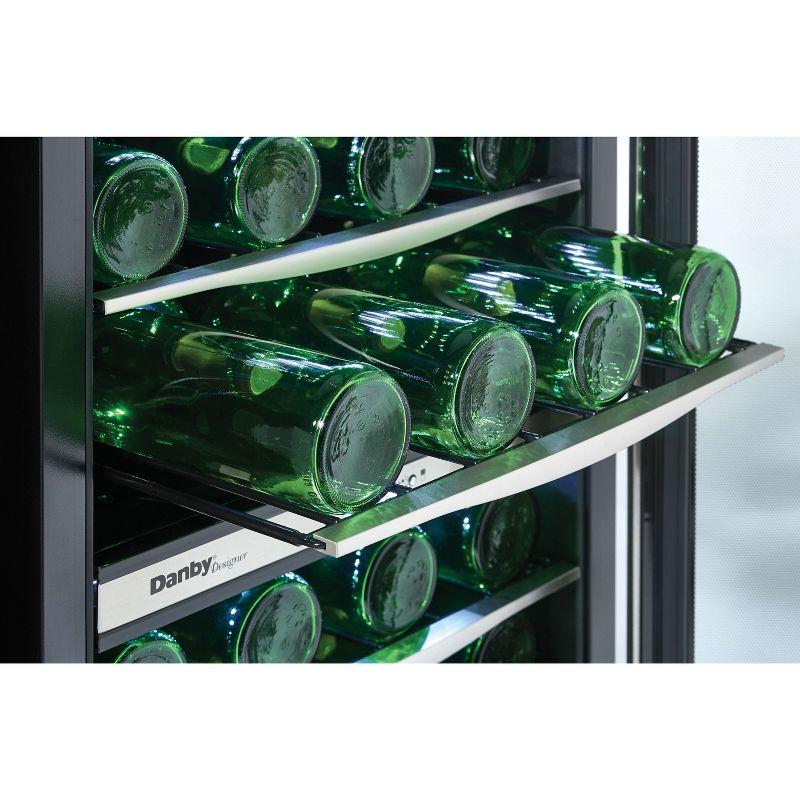 Danby DWC040A3BSSDD 38 Bottle Free-Standing Wine Cooler in Stainless Steel