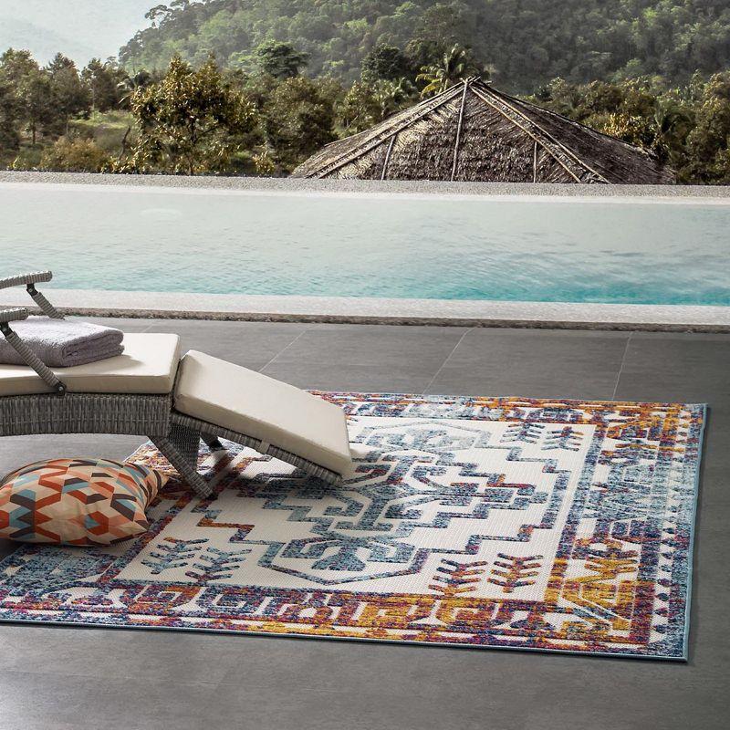 Modway Modway Reflect Nyssa Geometric Southwestern Indoor and Outdoor Area Rug