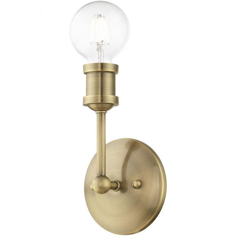 Livex Lighting Lansdale 1 - Light Vanity in  Antique Brass