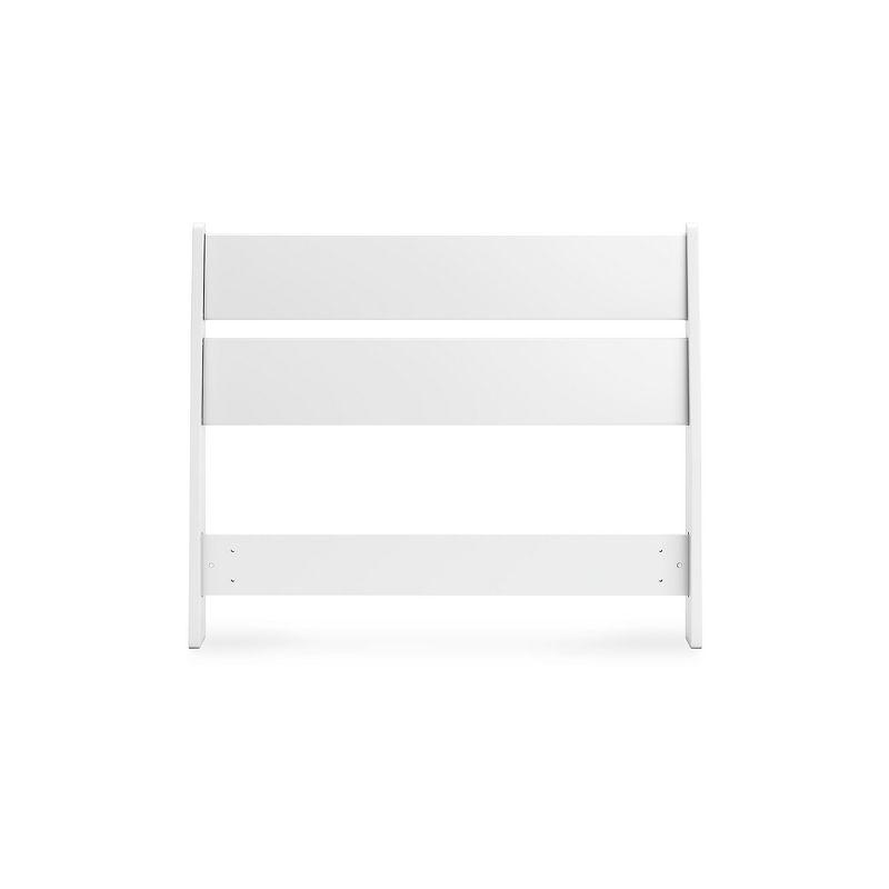 Signature Design by Ashley Socalle Twin Panel Headboard in Matte White Finish