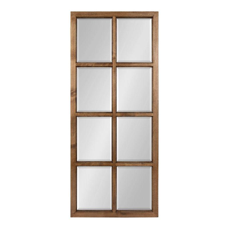 Hogan Windowpane Wall Mirror - Kate & Laurel All Things Decor