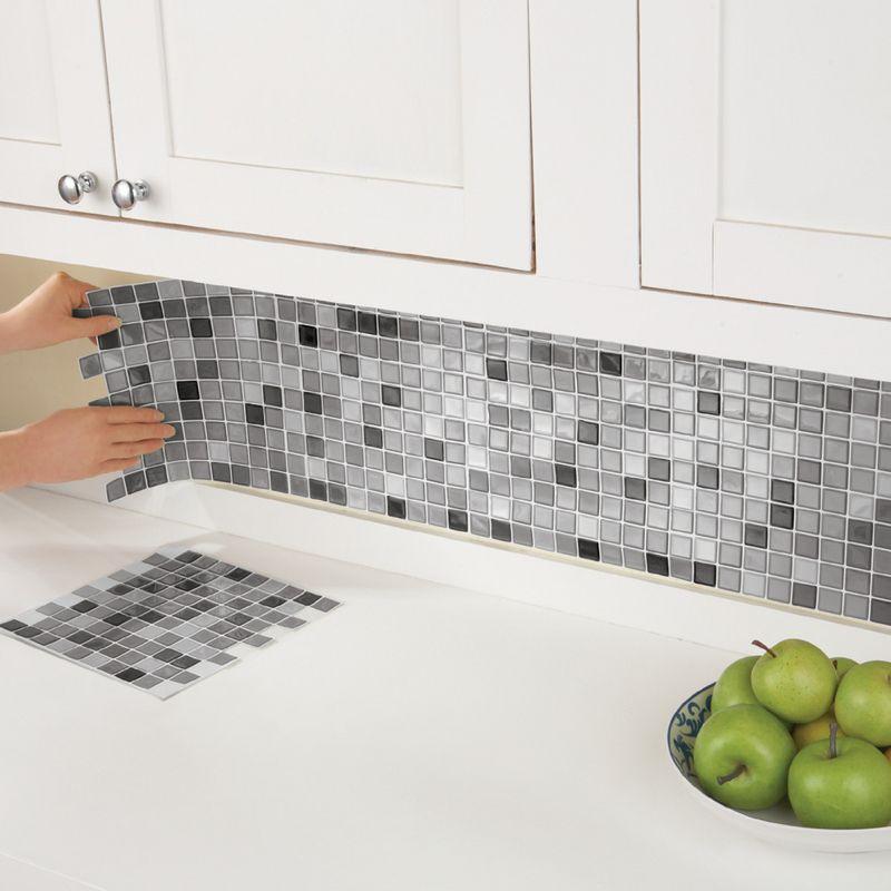 Winston Brands Mosaic 10'' W x 10'' L Gel Peel and Stick Mosaic Tile