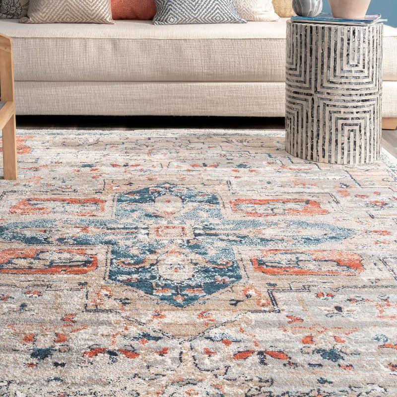 Nuloom Janessa Croix Medallion Indoor Area Rug