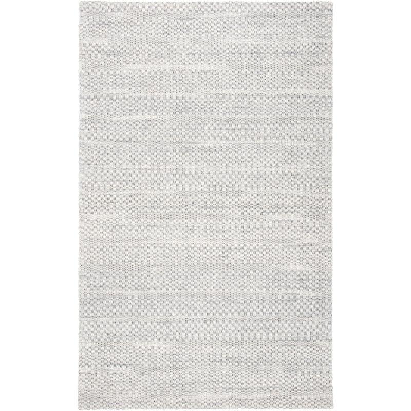 Marbella MRB311 Hand Woven Indoor Area Rug - Light Grey - 5'x8' - Safavieh