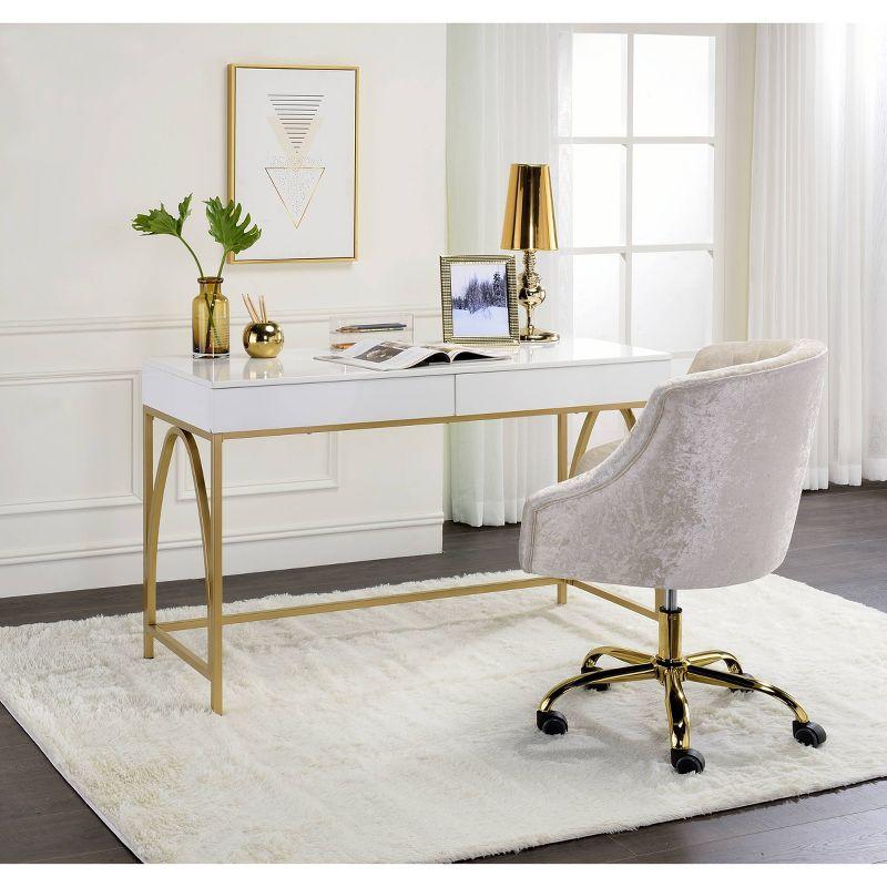 ACME Furniture Metal Base Writing Desk