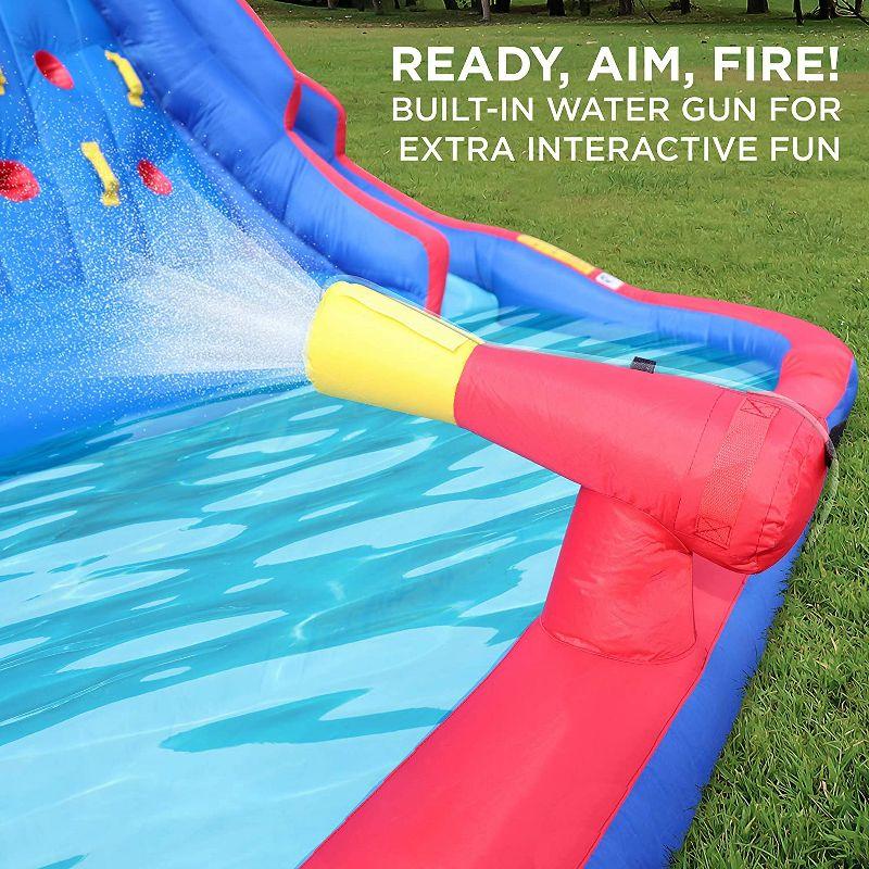 Sunny & Fun Inflatable Kids Backyard Double Water Slide Park