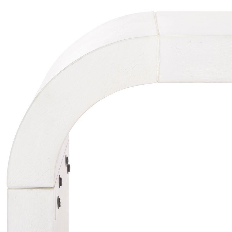 Liasonya Curved Console Table - CNS6604B - White - Safavieh