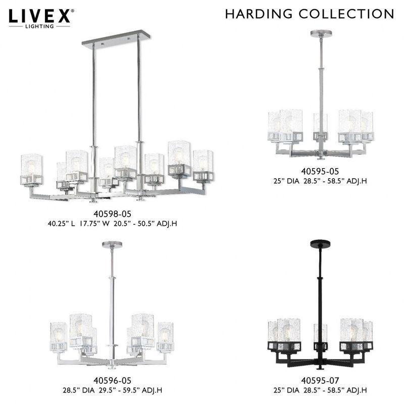 Livex Lighting Harding 5 - Light Chandelier in  Polished Chrome