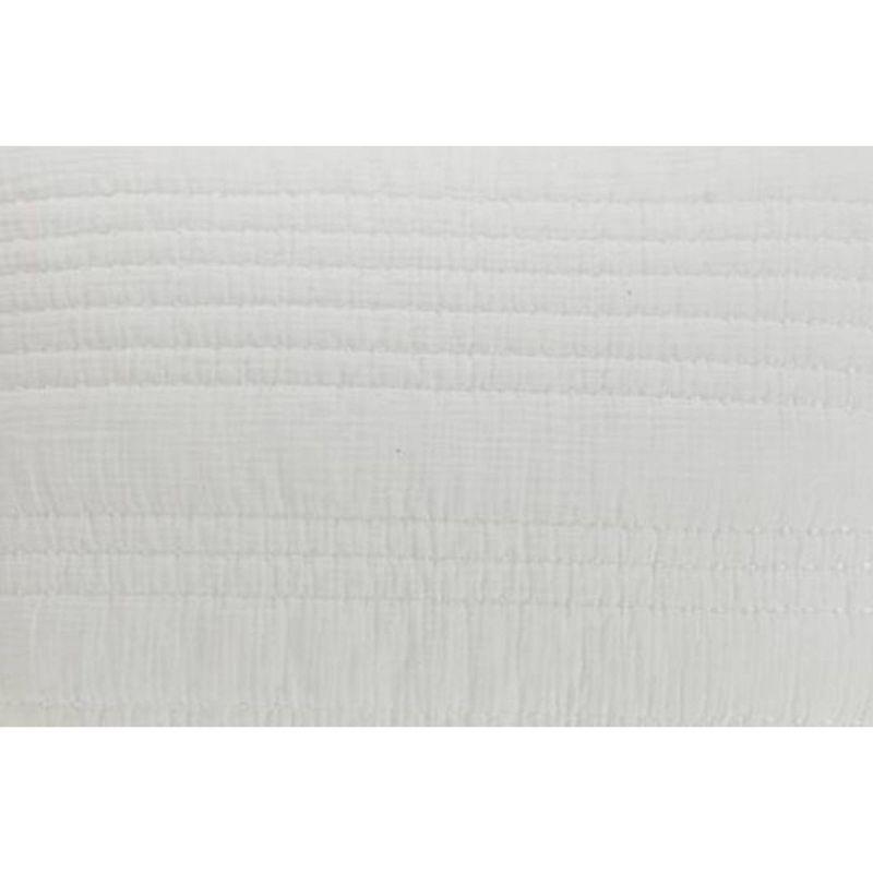 White Cotton Double Gauze Standard Sham Set