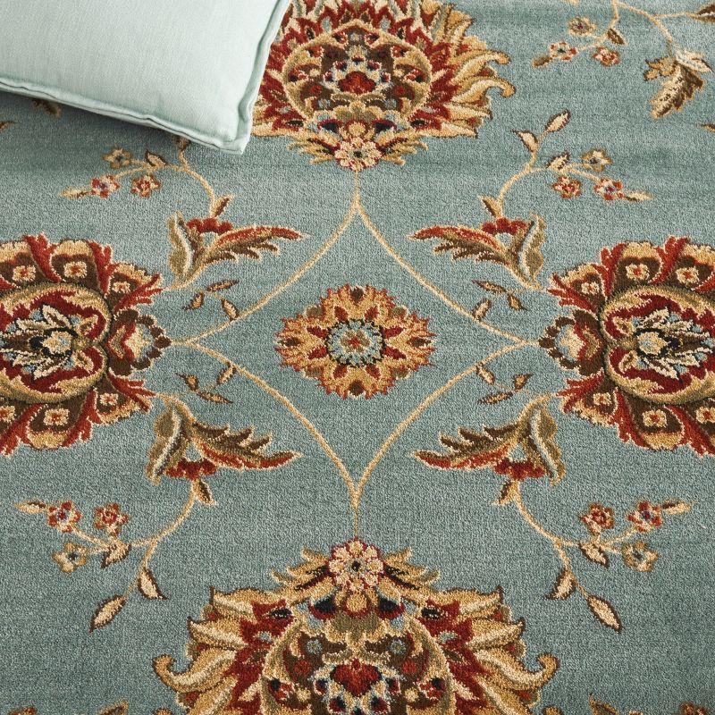 Lyndhurst LNH555 Power Loomed Area Rug - Blue/Ivory - 8'9"x12' - Safavieh