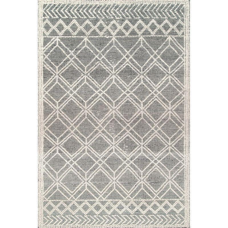 Nuloom Contemporary Trellis Natti Indoor Area Rug, 6' x 9', Gray