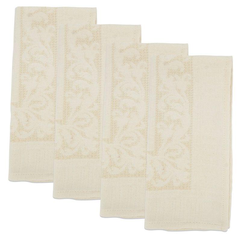 Polyester Floral Square Napkin