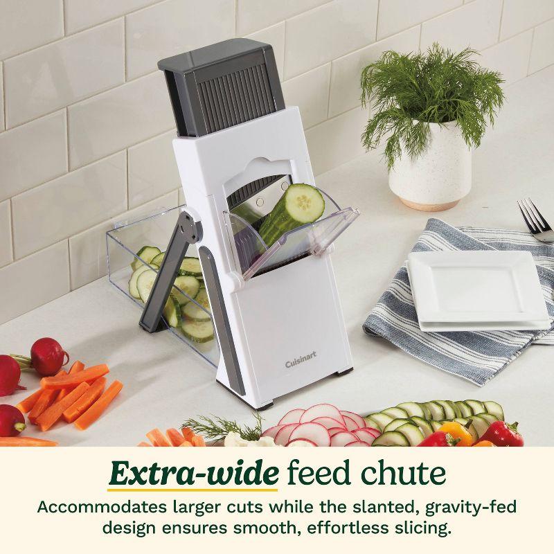 Cuisinart Precision Slice Upright Mandoline: Safe Mandolin Slicer, Nonslip Base, Dishwasher-Safe, Freestanding Design