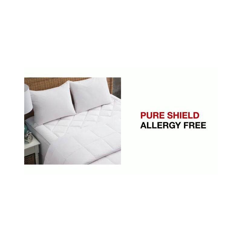 Allergen Barrier Mattress Pad White - PureShield