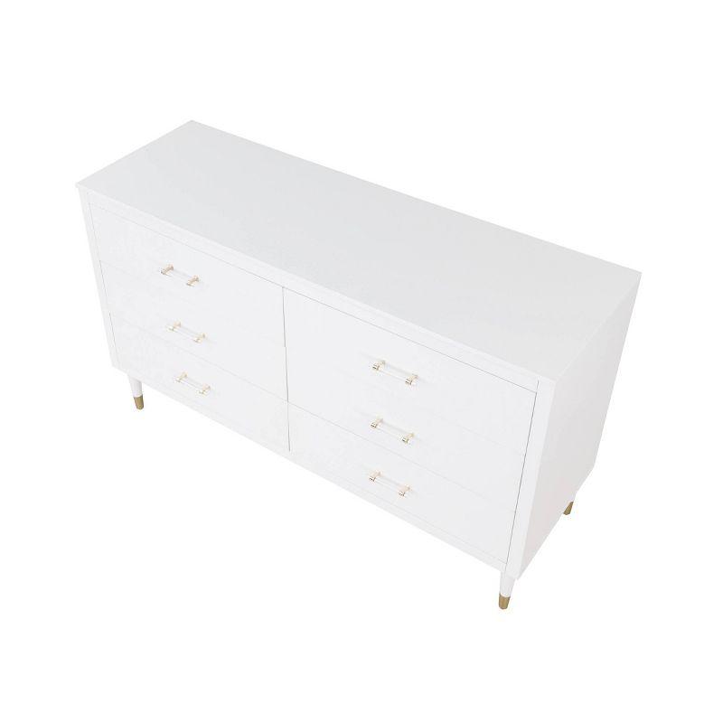 Stanton Modern 6 Drawer Dresser - Manhattan Comfort