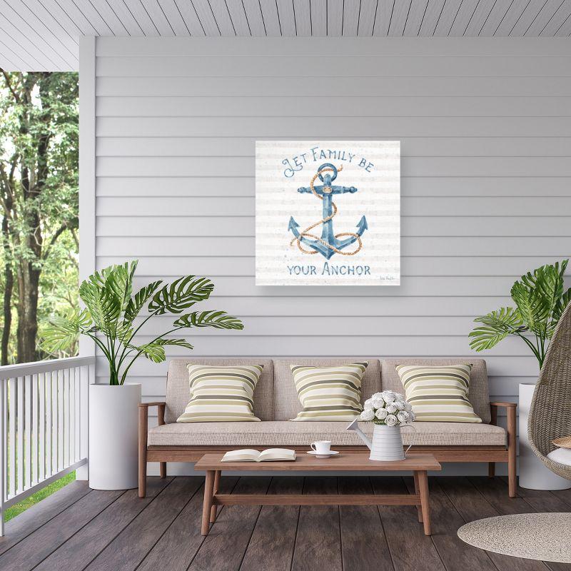 Trademark Fine Art - Lisa Audit 'Nautical Life Iv' Outdoor Canvas - 14x14