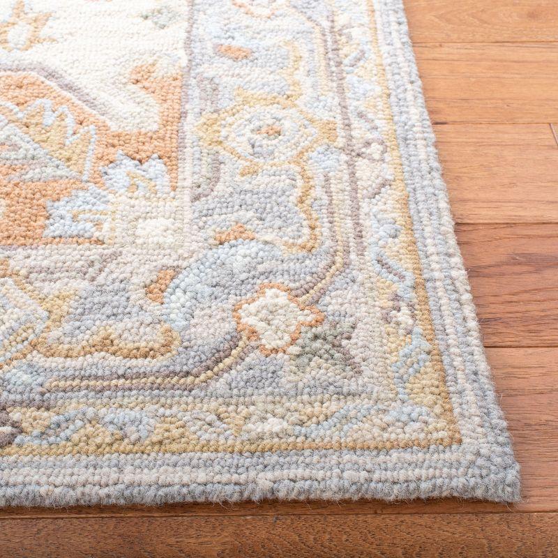Heritage HG920 Hand Loomed Area Rug - Beige/Grey - 3'x5' - Safavieh.