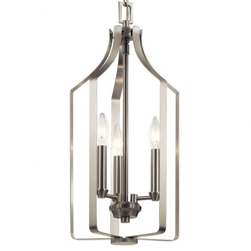 Morrigan 21" 3 Light Foyer Pendant Brushed Nickel