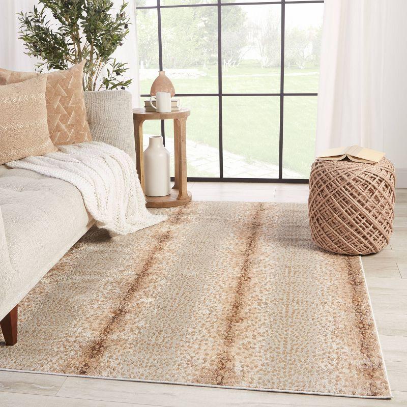 Jaipur Living 6'7"x9'6" Axis Animal Area Rug Tan/Gray
