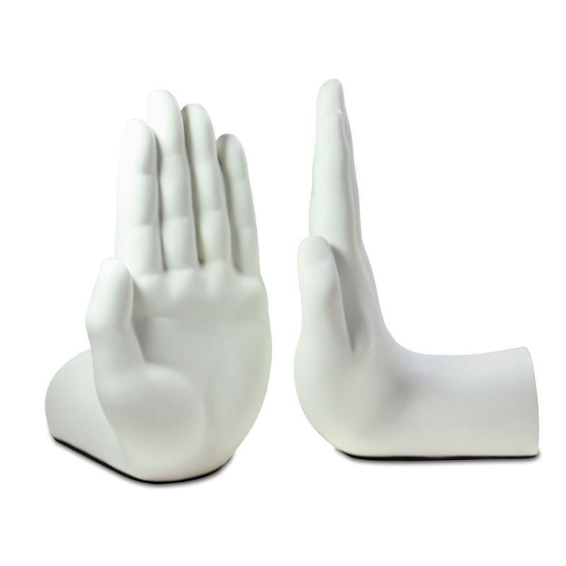Wrought Studio™ Modern & Contemporary Resin Non-Skid Bookends (Set of 2)