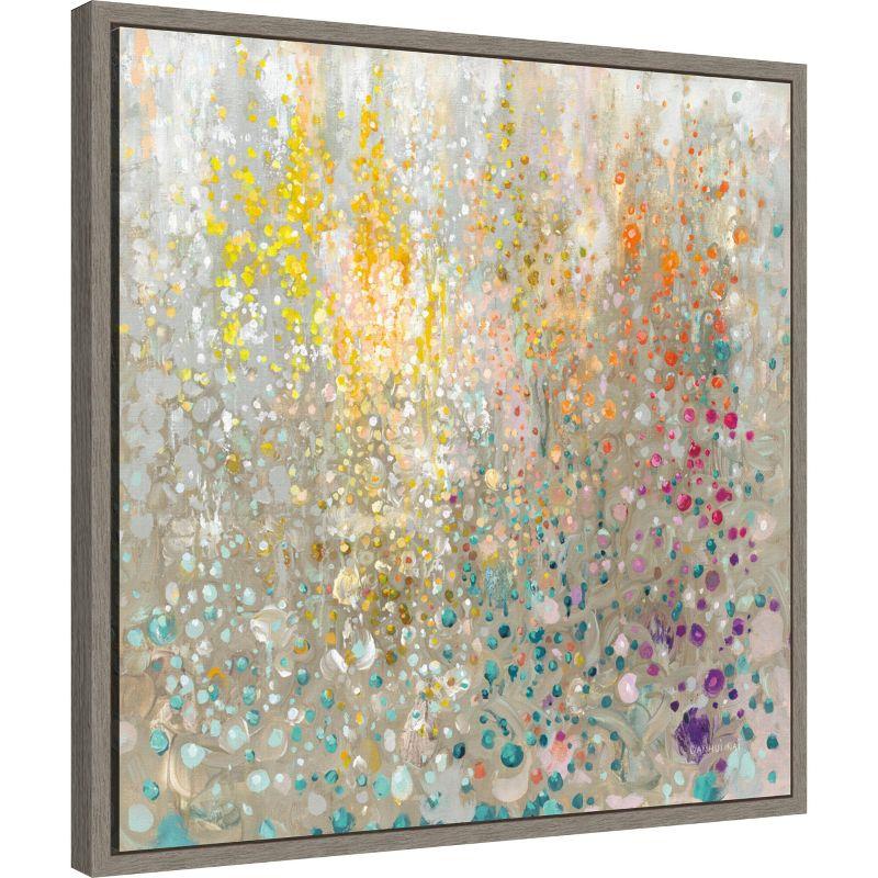 Amanti Art Bubbling Up Again by Danhui Nai Canvas Wall Art Print Framed 22 x 22-in.