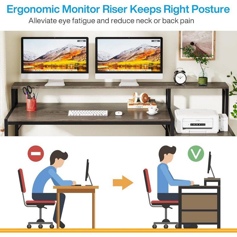 Lantine 63" Ergonomic Office Desk