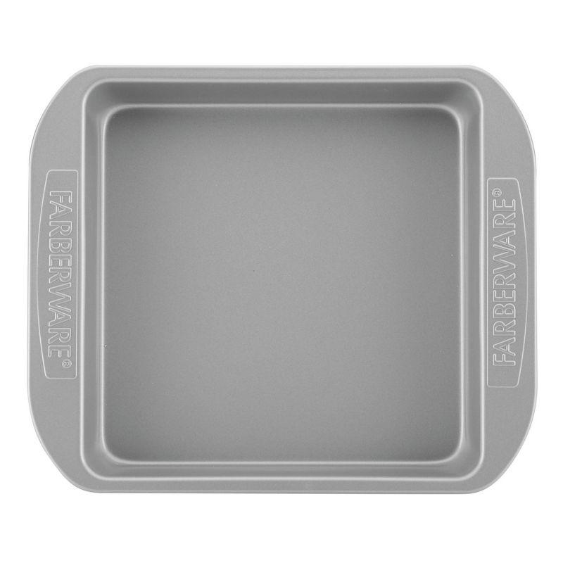 Farberware 9-Inch Gray Nonstick Square Cake Pan