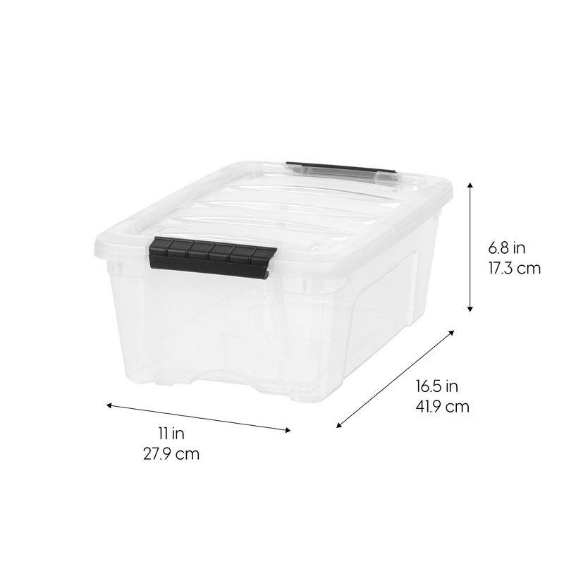 IRIS USA, Inc. Stack & Pull™ Plastic Bin