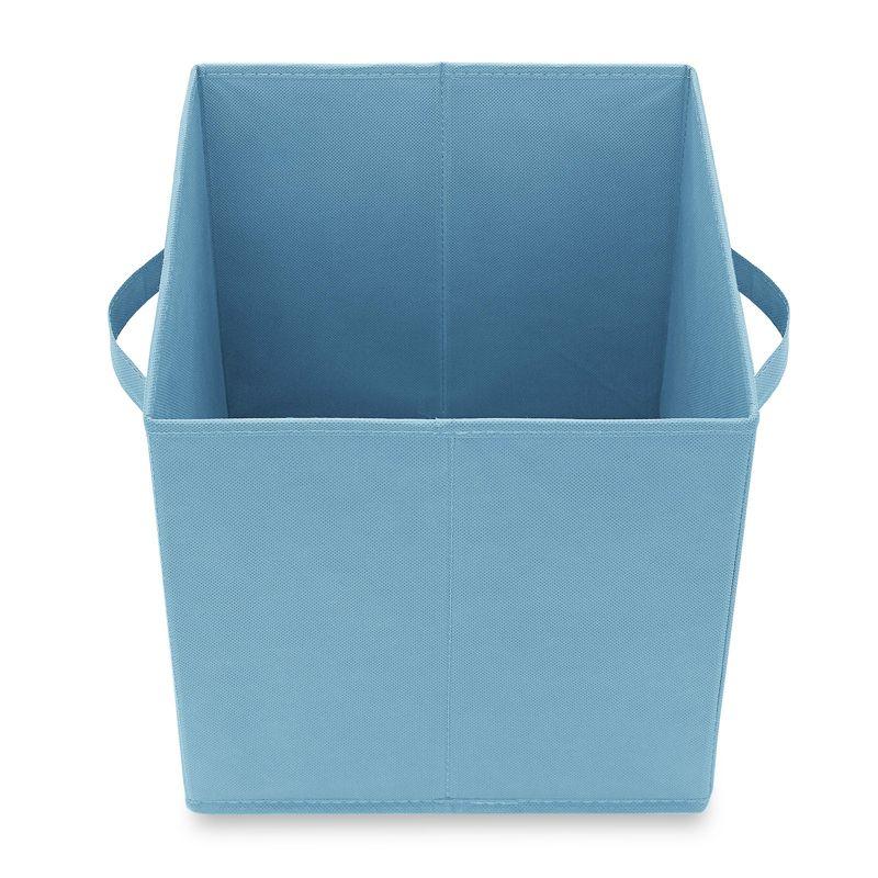 10.5" L x 10.5" W x 11" H Collapsible Fabric Cube Storage Bins