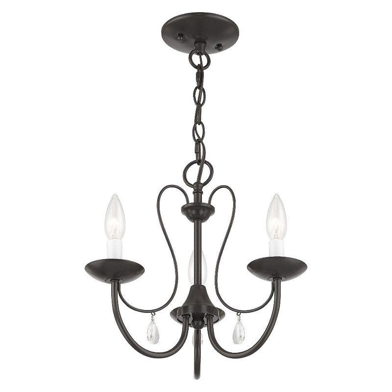 Livex Lighting Mirabella 3 - Light Chandelier in  English Bronze