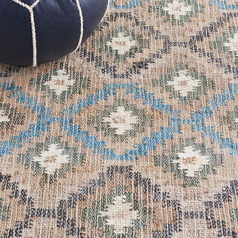 Kilim KLM756 Hand Woven Area Rug - Blue/Ivory - 3'x5' - Safavieh.