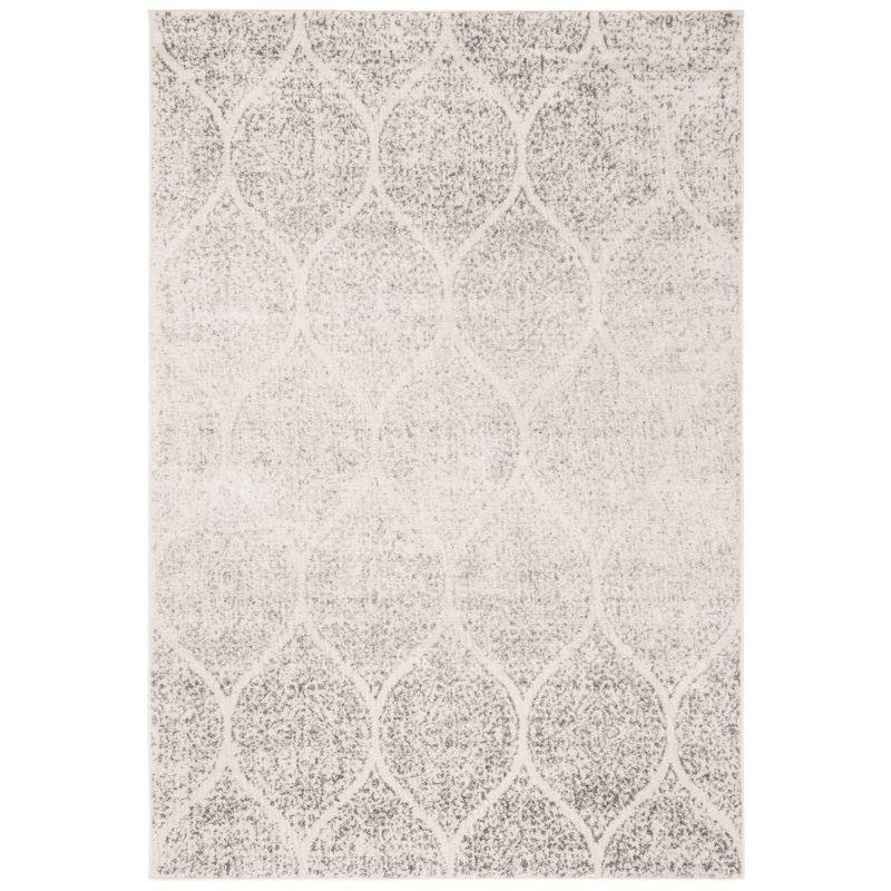 Madison MAD604 Power Loomed Indoor Area Rug - Ivory/Silver - 4'x6' - Safavieh