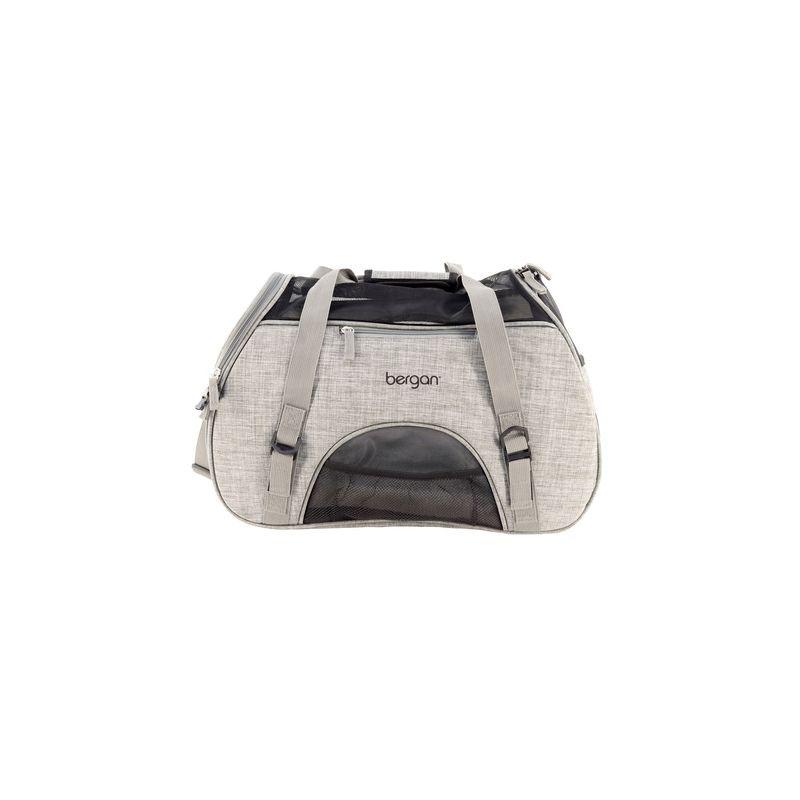 Coastal Pet Bergan Comfort Carrier - Heather Grey Large (19 x 10 x 13 Inches)