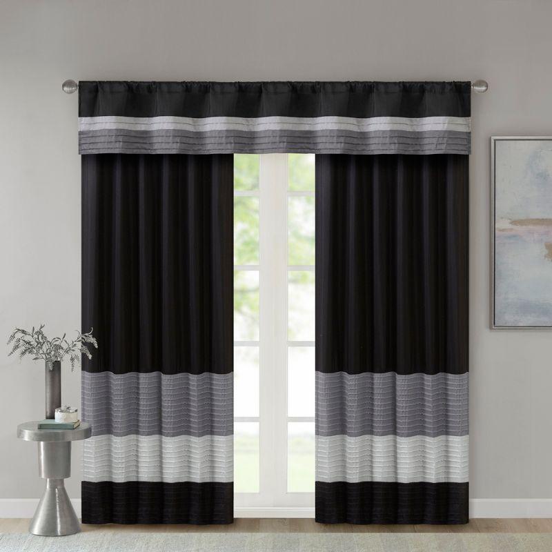 Amherst Polyoni Pintuck Window Valance